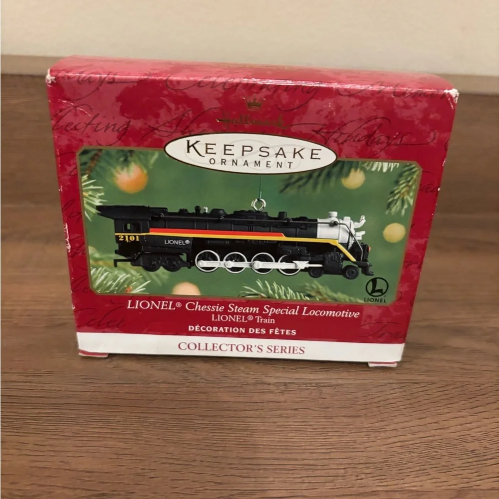 Vintage‎ 2001 Hallmark Keepsake Ornament Lionel Chessie Steam Special Locomotive